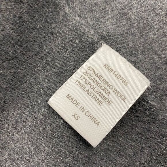 BROCHU WALKER Sorin Merino Wool Blend Wrap Vest Shale Melange XS - Picture 6 of 6